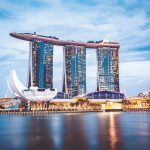 Marina Bay Sands on a Forced Closure Because of the COVID-19 Outbreak in Singapore