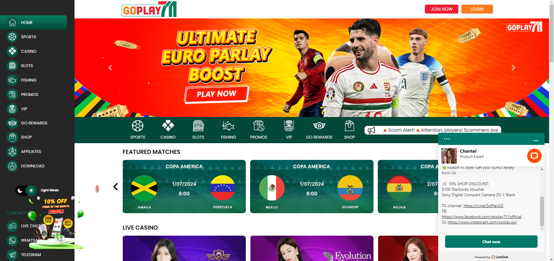 GoPlay711 Online Casino