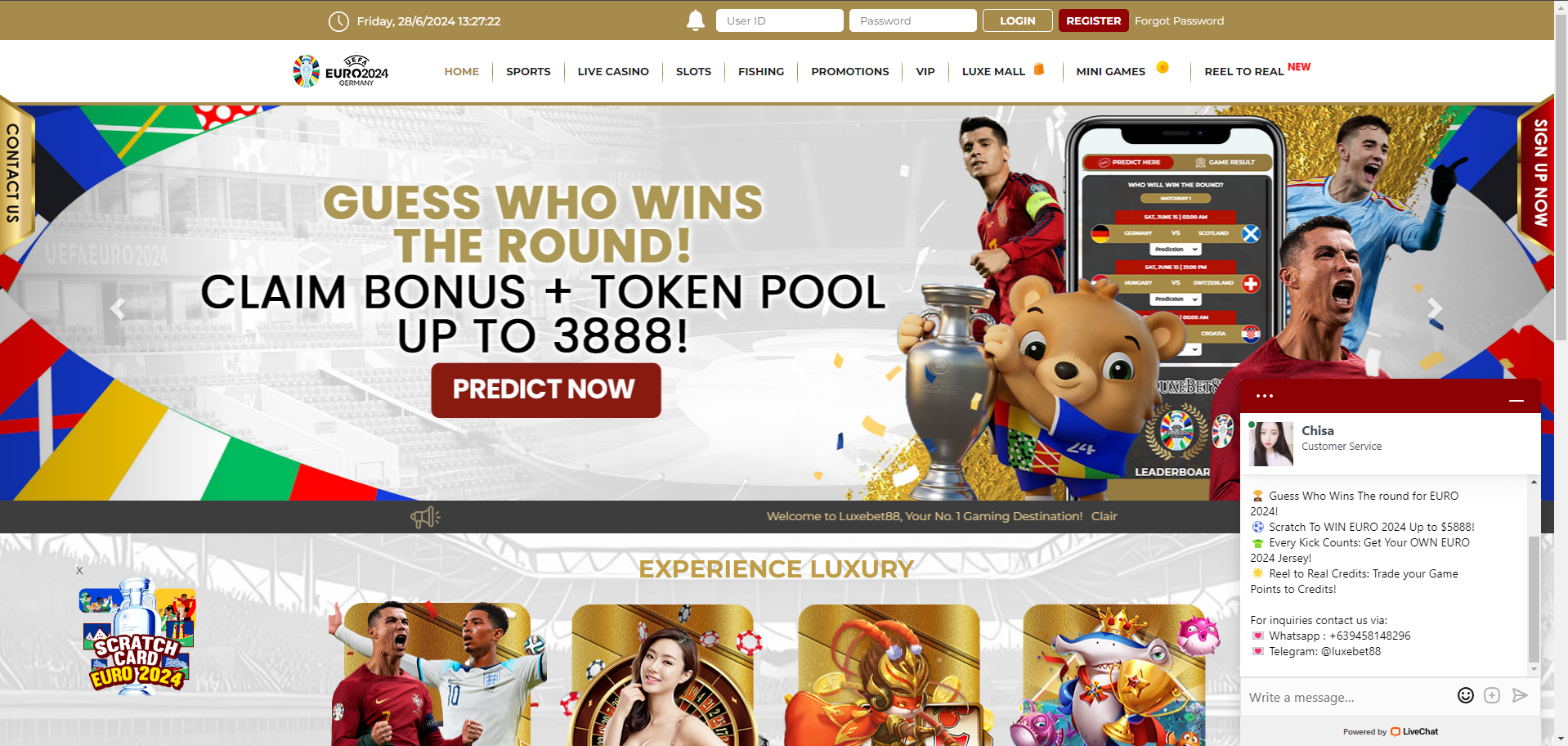 Luxebet88 Online Casino